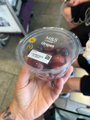 Grapes at LHR - M&S Simply Food - T5 in West London