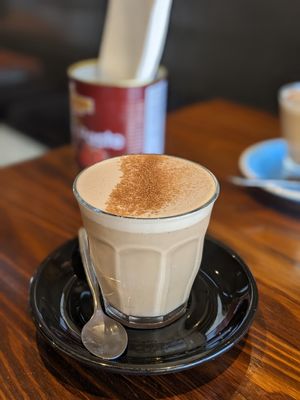 Biscoff chai (aka my life force) at Johnny's in Surrey Hills
