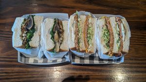 Truffle mushroom sando and the big smack! at Johnny's in Surrey Hills