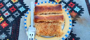 Kunafa at Abu Aya in Luxor