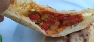 Shakshuka Sandwich at Abu Aya in Luxor
