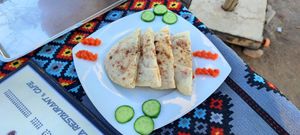 Shakshuka Sandwich and Mousakka Sandwich at Abu Aya in Luxor