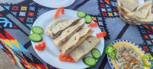 Beans Sandwich and Mashed Potatoes Sandwich at Abu Aya in Luxor