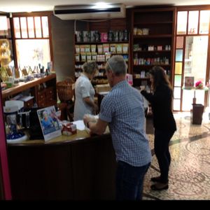 counter at Bioforma in Funchal