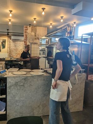 Oven at Pizza Beppe in Amsterdam