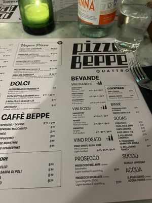   at Pizza Beppe in Amsterdam