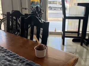 One scoop tamarind  at Ki'Ha Homemade Ice Cream & Coffee Shop in Mahahual