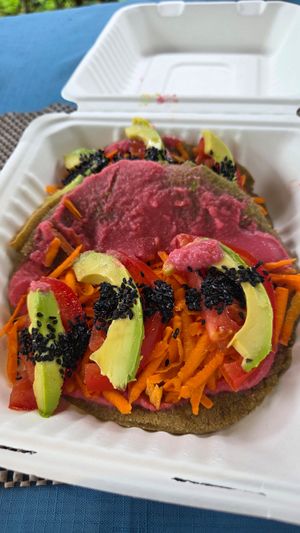 Dosa salada at Feelovesophy in Uvita