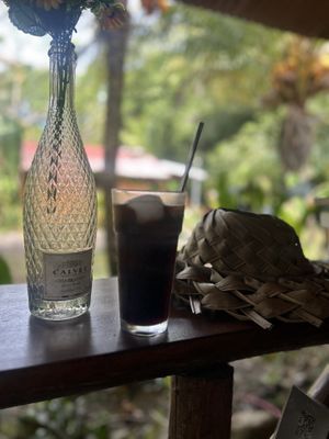 Iced Coffee. Delicious.   at Feelovesophy in Uvita