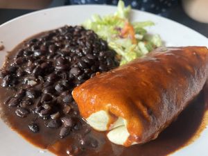 Wet burrito   at The Roadhouse Mexican Bar & Grill in Benzonia
