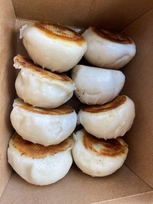 Vegan Water fried bao buns! Yum  at Chopstickers in Denver