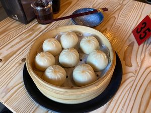 Vegan bao at Chopstickers in Denver