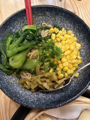 Vegan Dandan Noodles  at Chopstickers in Denver