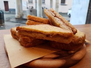 Vegan Toast, irresistible! at La Cucina di Giuditta in Genoa