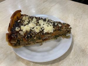 Herzhafte Quiche mit Nüssen und Käse  at Bioforma Restaurant in Funchal