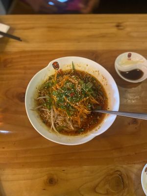 Dan Dan noodles  at Chiho Bistro in Seattle