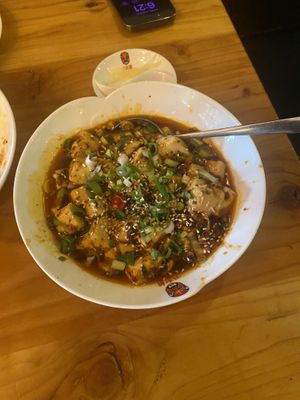 Mapo tofu   at Chiho Bistro in Seattle