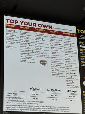   at Toppers Pizza in Bloomington