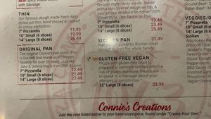   at Connie's Pizza in Chicago