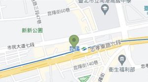 Map  at Veggie 8 蔬食便利超商 in Taipei