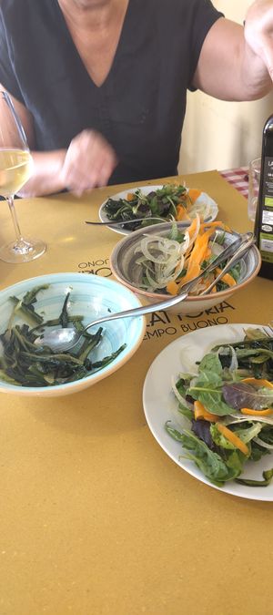 Perfect sides at Trattoria del Tempo Buono in Bologna