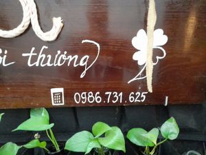 Sign at Quán Chay Nhà in Ho Chi Minh City