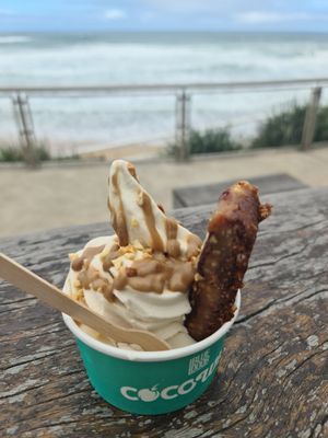 Peanut butter crunch at Blue Door Kiosk in Merewether