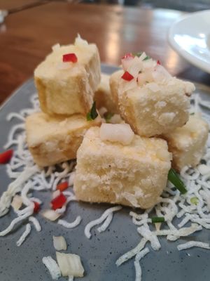 Salt and pepper tofu at I Love Dumplings in Richmond