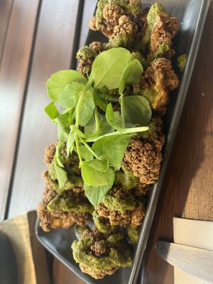 Veganised cauliflower  at Ole Spanish Restaurant in South Brisbane