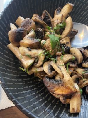 Pan fried mushrooms   at Ole Spanish Restaurant in South Brisbane