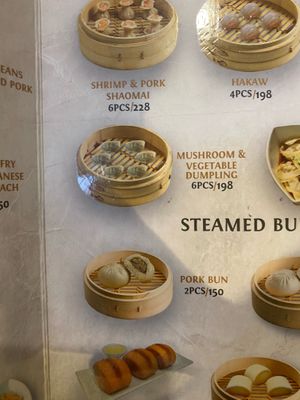 mushroom & vegetable dumpling  at Shi Lin in Makati