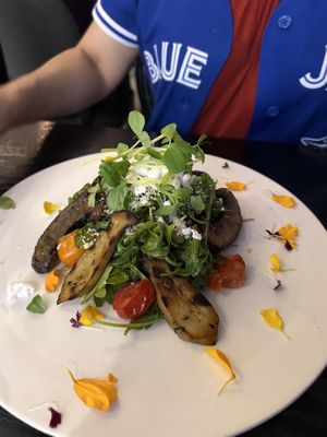 The feta is great   at Il Vegano in Toronto