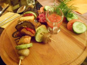 small portion but tasty  at Coffeehouse Frida in St Petersburg