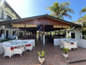 Outside- nice pizza oven   at La Cabaña in Kuta