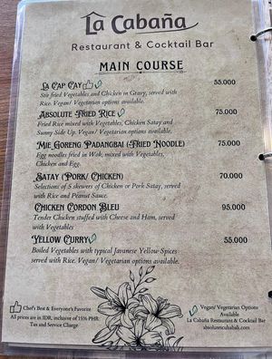   at La Cabaña in Kuta