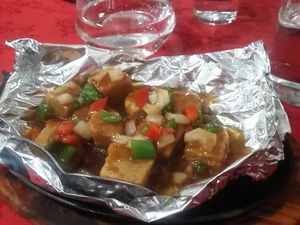 Fried taro at Fu Xiang in Vitoria Gasteiz