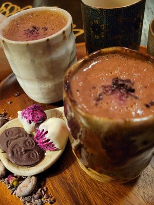 Cacao & chocolates... Creamy and amazing 😍😍😍 at Seeds of Dreams in Koh Phangan