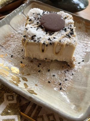 Raw salty and sweet tahini   at Seeds of Dreams in Koh Phangan