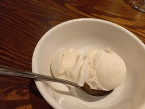 Kids' vegan vanilla ice-cream at The Kingfisher in Northwich