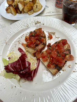 Bruschetta   at Buca Niccolini in Florence