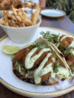 Squash tacos  at Fresh Kitchen + Juice Bar in Oakville