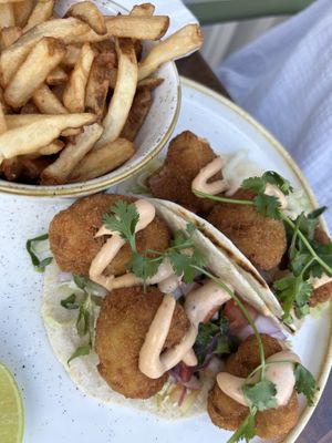 Cauliflower tacos  at Fresh Kitchen + Juice Bar in Oakville