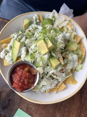 Black bean nachos  at Fresh Kitchen + Juice Bar in Oakville