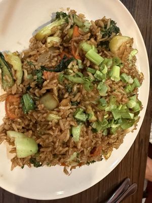 Thai Basil Fried Ricee  at Thai Charm in Indianapolis