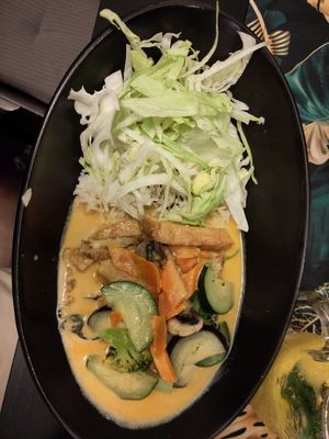 Red curry with tofu at ChayArt - Charlottenburg in Berlin