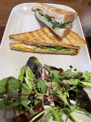 Turkey sandwich   at Tuba Cafe in Squamish