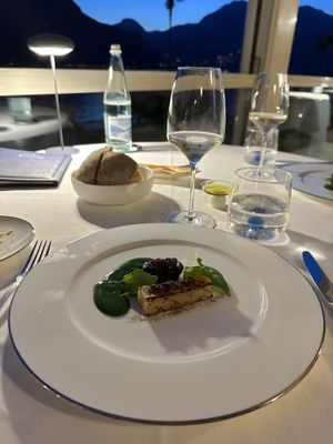 Beetroot and celeriac  at Ristorante Mistral in Bellagio