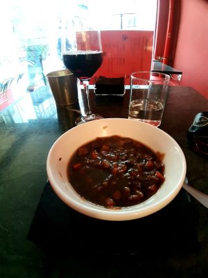 Sopa de miso at La Sinsorga - Cultural Space in Bilbao