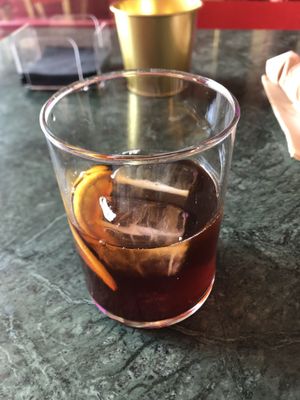 Iced tea  at La Sinsorga - Cultural Space in Bilbao