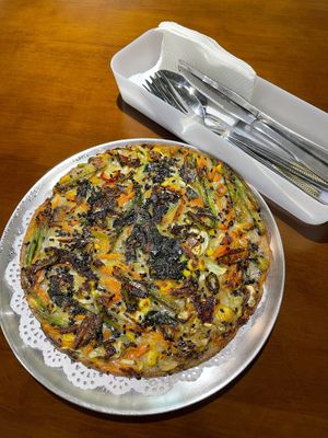 YACHAEJEON RM26.90
Yachaejeon is a crispy, savory pancake that incorporates a combination of 5 vegetables. Yachaejeon Kazi Kazi is slowly fried in a pan until golden brown. crispy at HY Family Cafe in Petaling Jaya